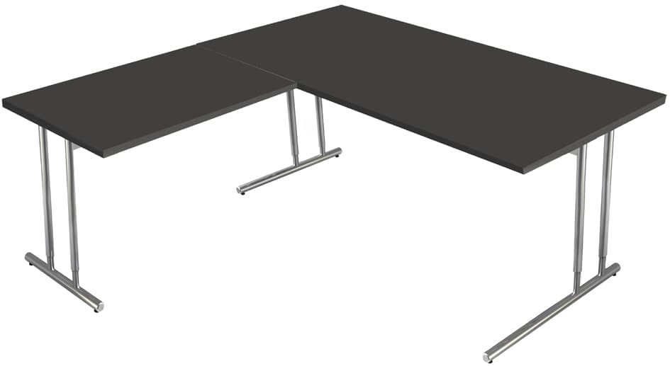 Kerkmann Schreibtisch Artline Mit Anbau, (B)1.800 Mm, Weiß