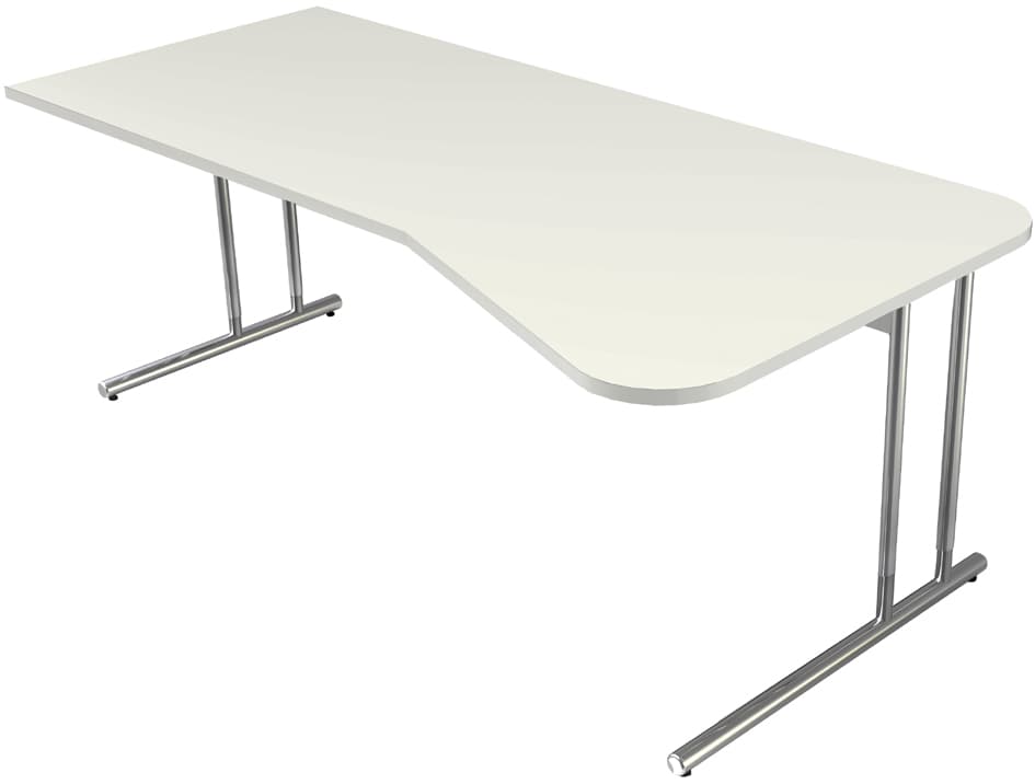 Kerkmann Pc-Schreibtisch Artline, (B)1.950 Mm, Weiß