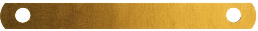 Leitz Abdeckschienen, Für Din A4 Format, Gold Lackiert