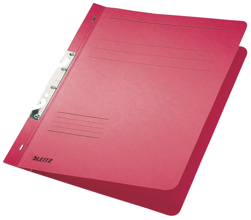 Leitz Einhakhefter, Din A4, Manilakarton, Rot