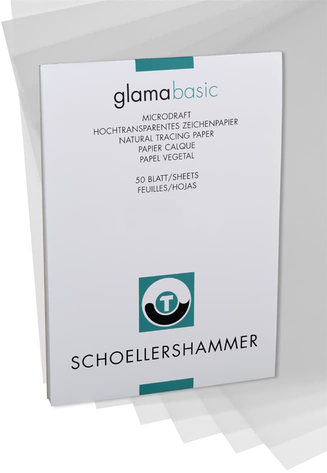 Schöllershammer Zeichenpapierblock, Din A3, Hochtransparent