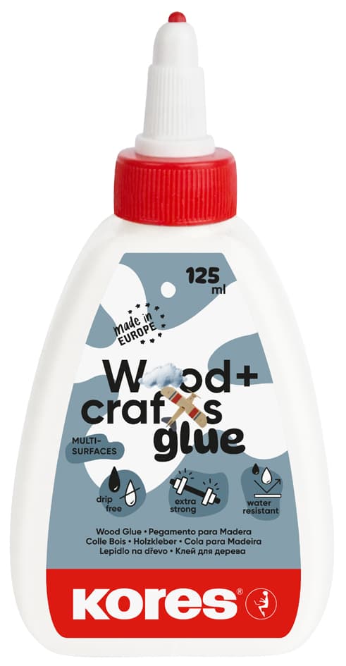 Kores Holzleim , Xpress Wood-Glue, , 125 Ml, Weiß