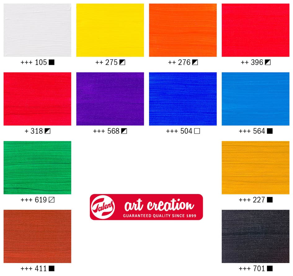 Royal Talens Acrylfarbe Artcreation, 75 Ml, 12er-Set