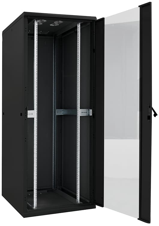 Logilink 19, Netzwerkschrank, 32 He, Schwarz (Ral9005)
