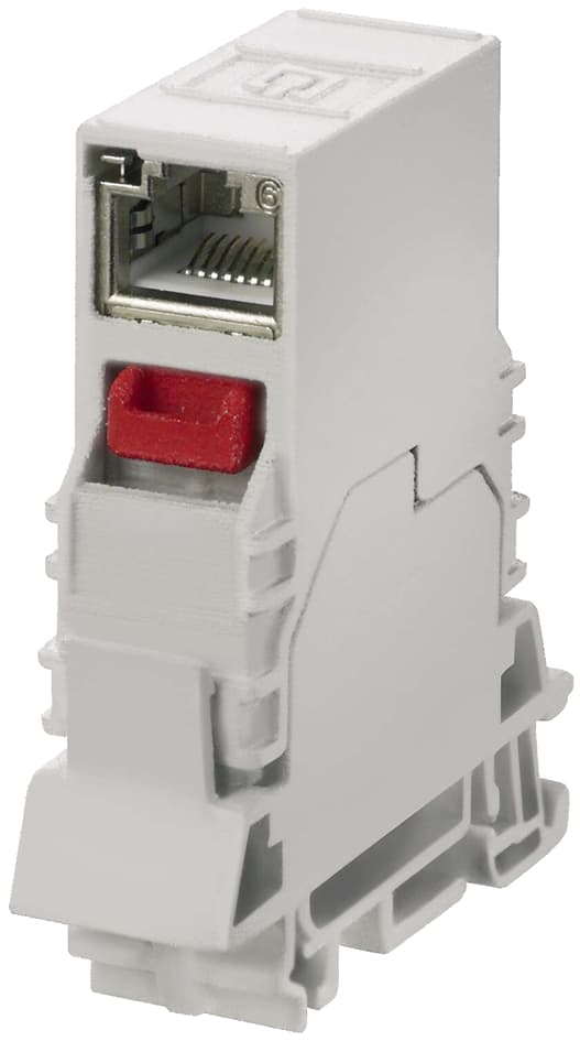 Telegärtner Stx Tragschienen Verbinder Inkl. Rj45 Kupplung