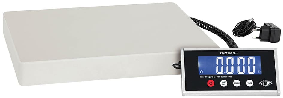 Wedo Elektronische Paketwaage Paket 100 Plus, 100 Kg