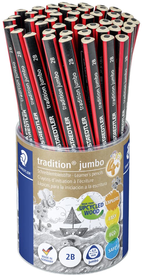 Staedtler Schreiblern-Bleistift Jumbo, 50er Köcher