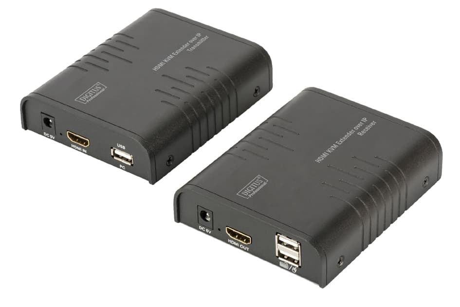 Digitus Hdmi Kvm Extender Set , Lokal + Remote, 120 M
