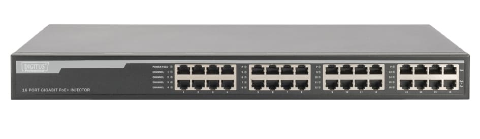 Digitus Gigabit Poe + Injektor, 16-Port