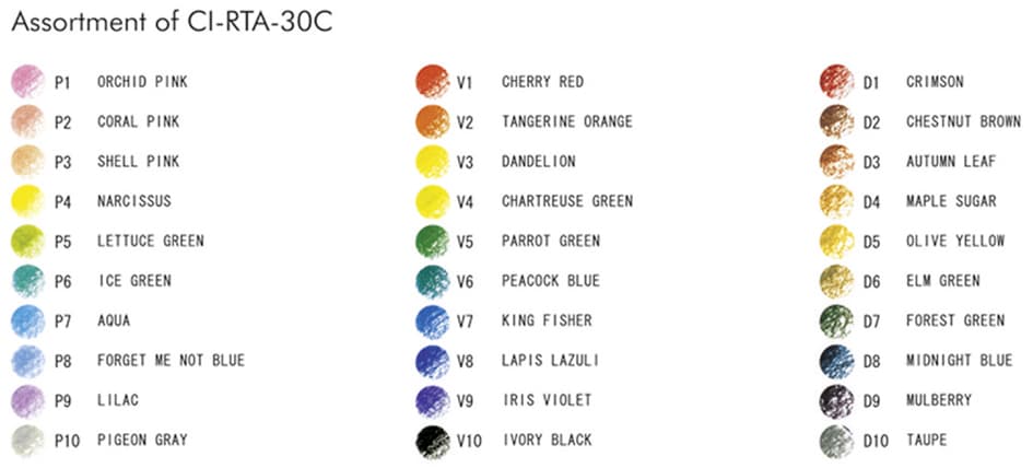 Tombow Buntstifte , Irojiten,  Rainforest, 30er Set