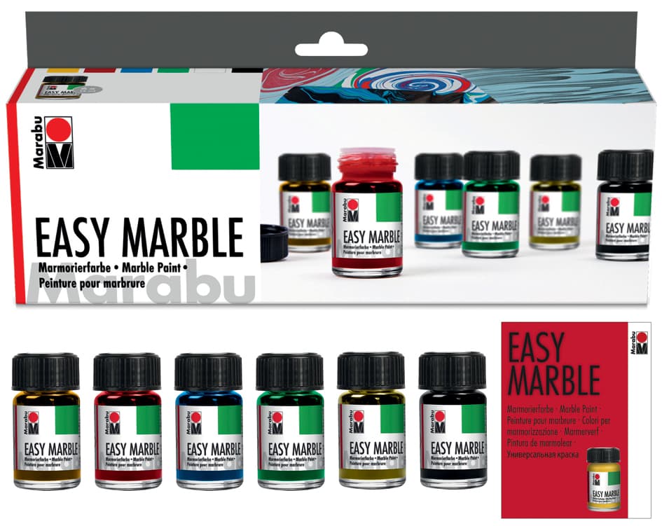 Marabu Marmorierfarbe , Easy Marble, , Starter Set