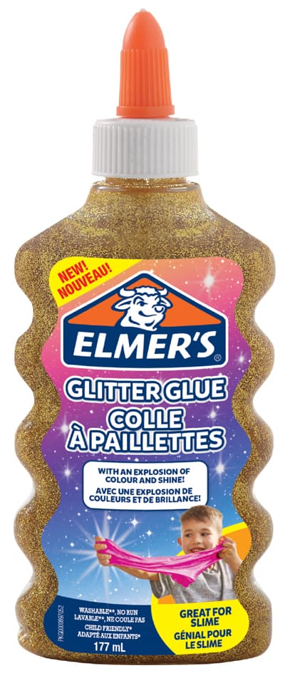 Elmer, S Glitzerkleber , Glitter Glue, Gold, 177 Ml