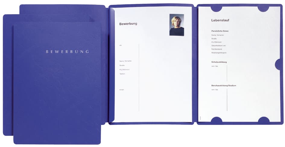 Pagna Bewerbungs-Set , Select, , Din A4, Schwarz