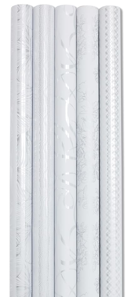 Clairefontaine Geschenkpapier , Premium Weiß, , Im Display