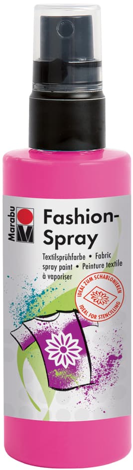 Marabu Textilsprühfarbe , Fashion-Spray, , Himbeere, 100 Ml