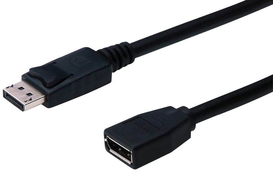 Digitus Displayport 1.2 Verlängerungskabel, 2,0 M, Schwarz