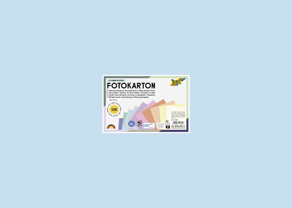 Folia Fotokarton Pastell, 500 X 700 Mm, 300 G/Qm
