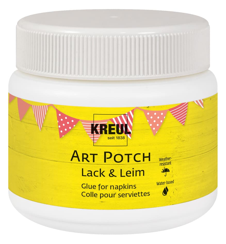 Kreul Servietten-Lack & Leim Art Potch, Matt, 750 Ml