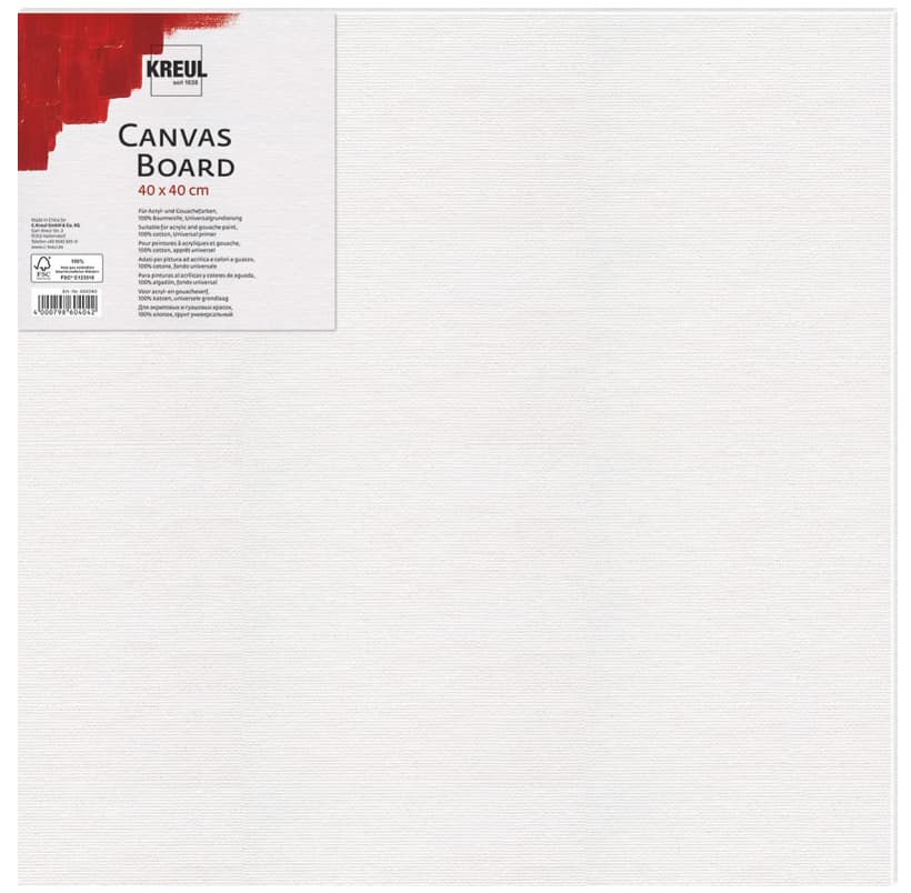 Kreul Malkarton Canvas Board, 400 X 500 Mm