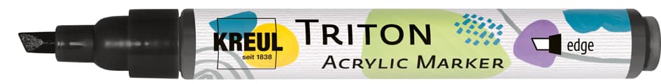 Kreul Acrylmarker Triton Acrylic Marker, Schwarz