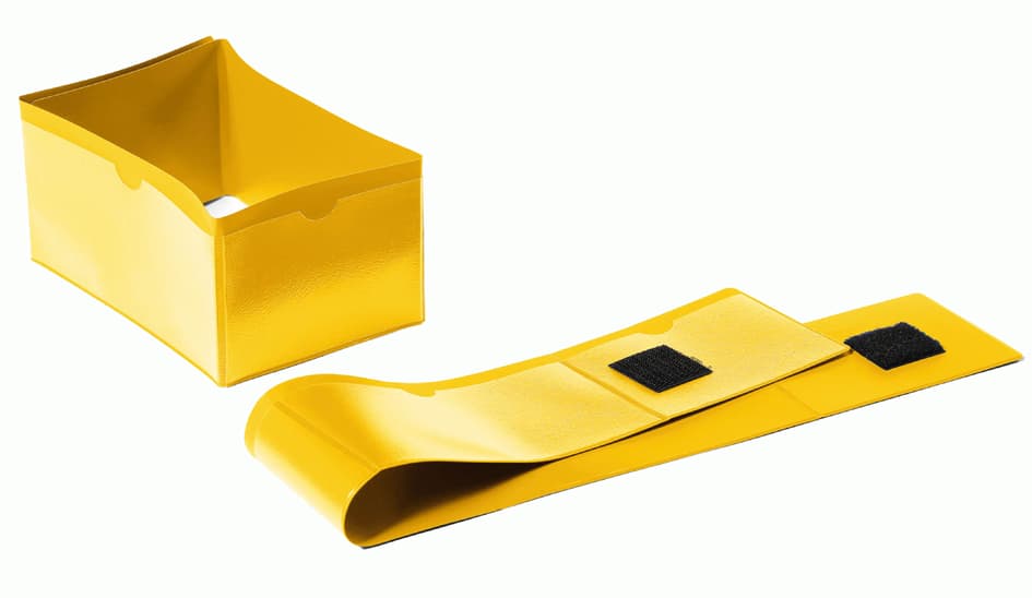 Durable Palettenfußbanderole 145 X 65 Mm, Gelb