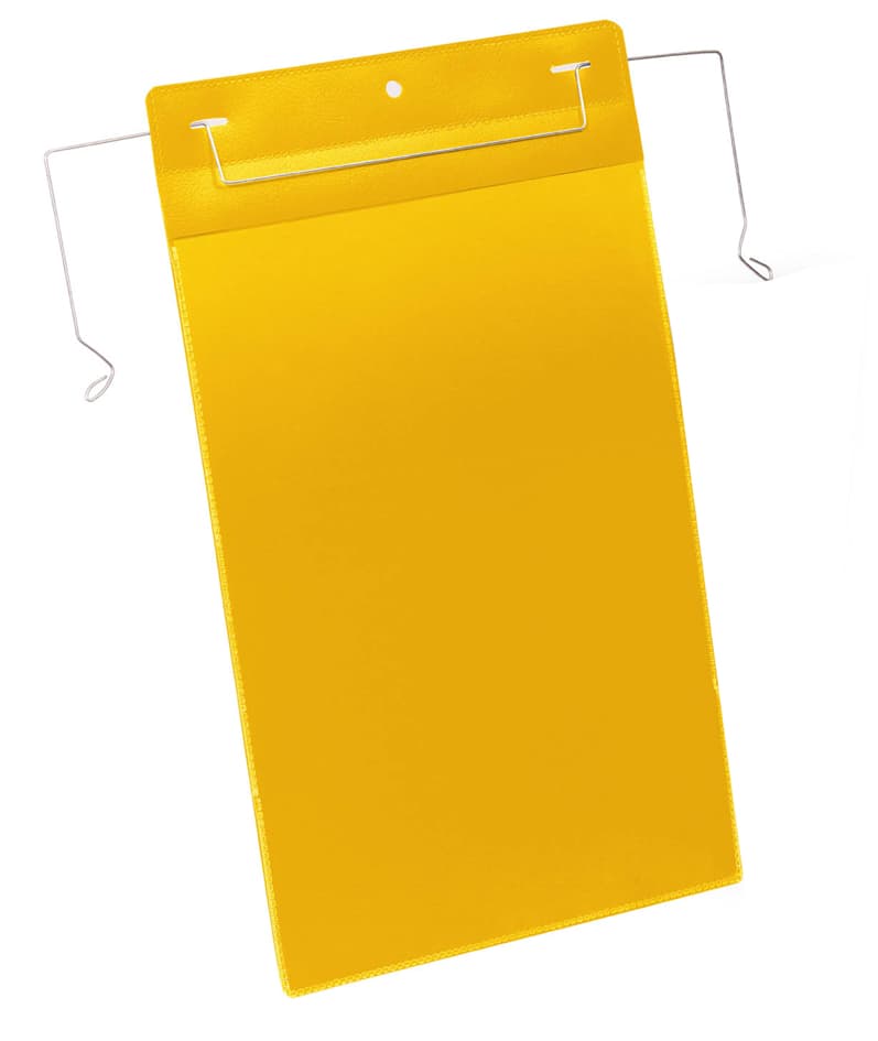 Durable Drahtbügeltasche, Din A4 Hoch, Gelb