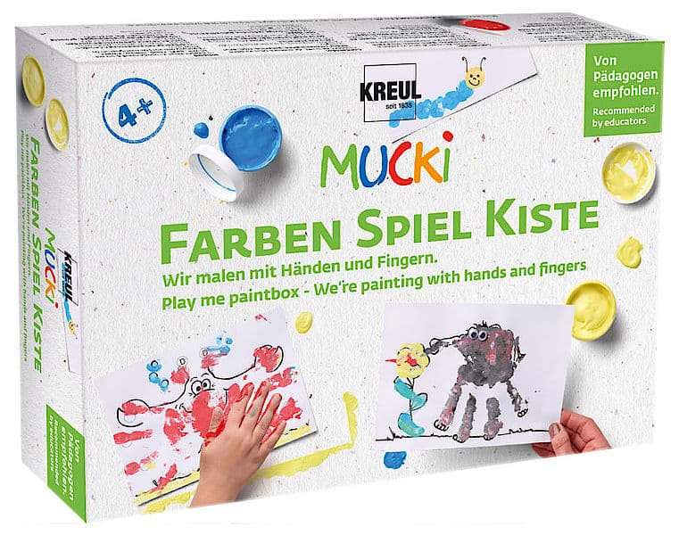 Kreul Fingerfarbe , Mucki, , 5 X 50 Ml Set
