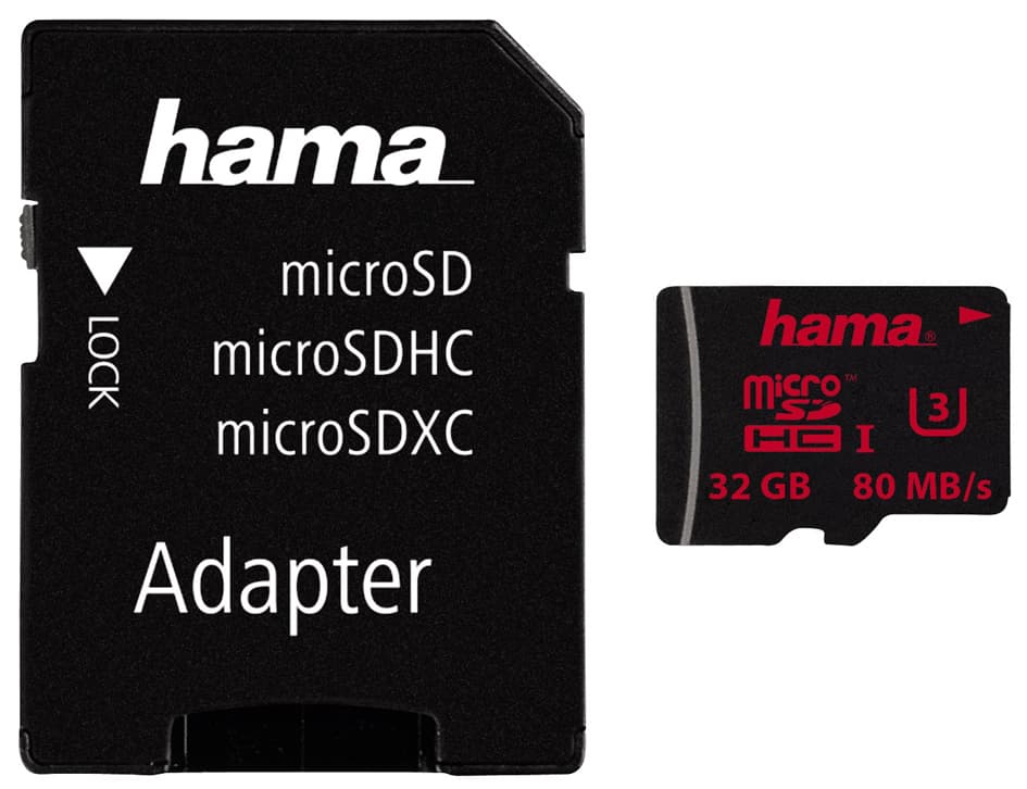 Hama Speicherkarte Micro Securedigital Hc, Klasse 3, 128 Gb
