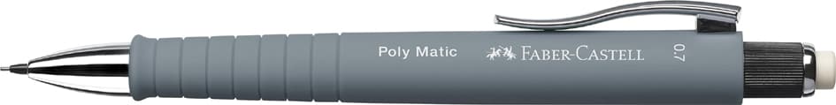 Faber-Castell Druckbleistift Poly Matic, Grau