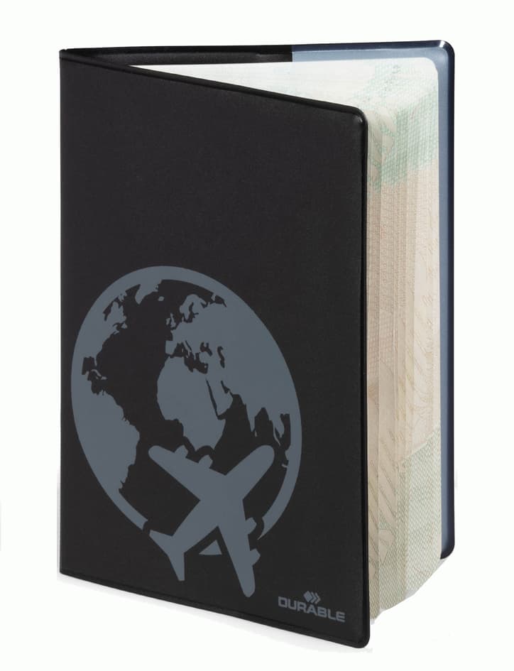 Durable Reisepasshülle Rfid Secure, Schwarz