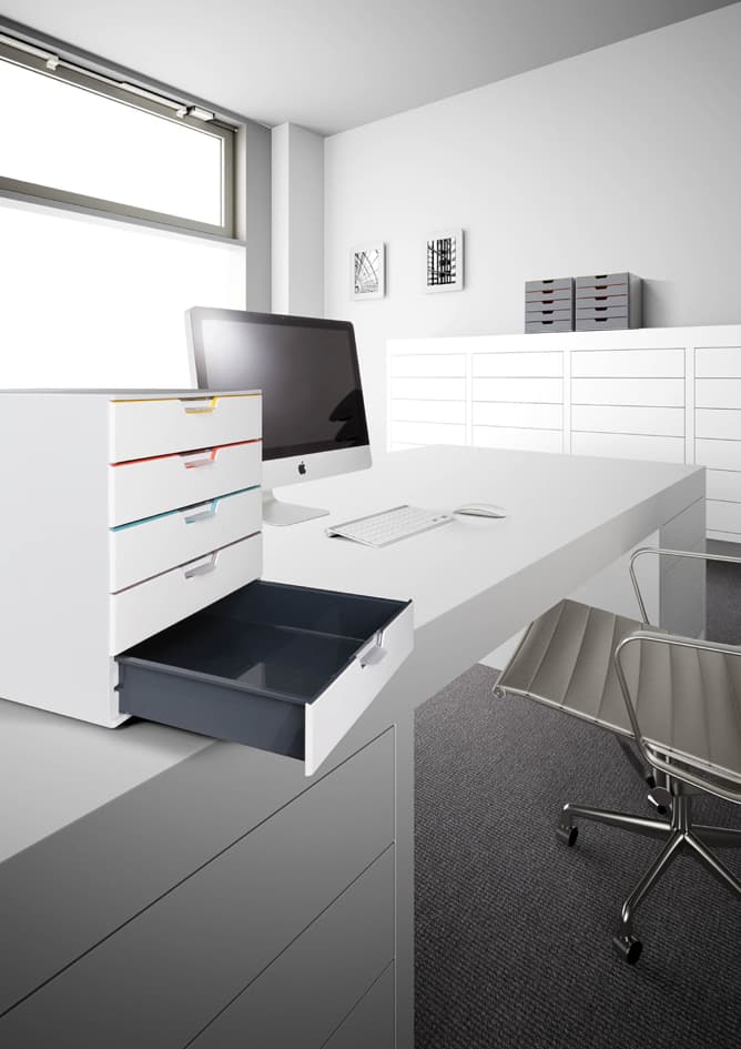 Durable Schubladenbox Varicolor Mix 5, Mit 5 Schubladen