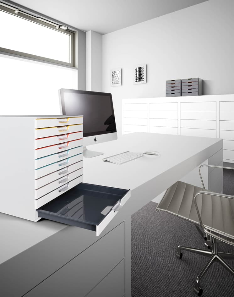 Durable Schubladenbox Varicolor Mix 10, Mit Schubladen