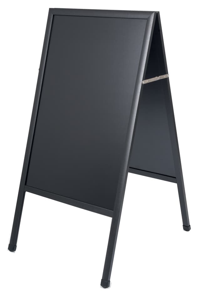 Bi-Office Kundenstopper, Mit Kreideoberfläche, Schwarz