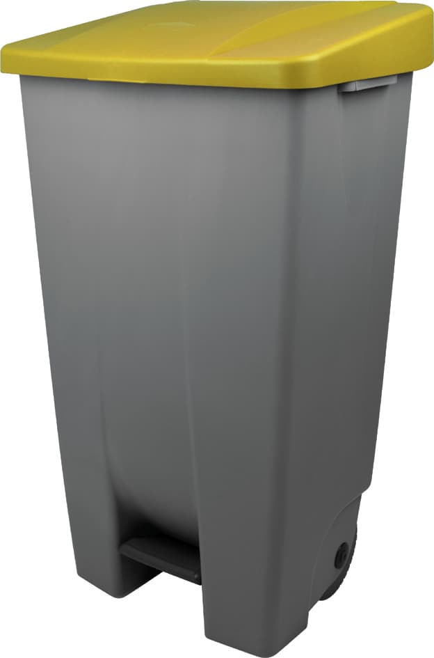 Helit Tret-Abfalleimer , The Step Chief, , 120 Liter, Schwarz