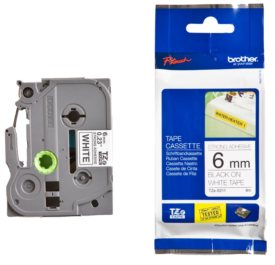 Brother Tze-Tape Tze-S261 Schriftband Extra Stark,