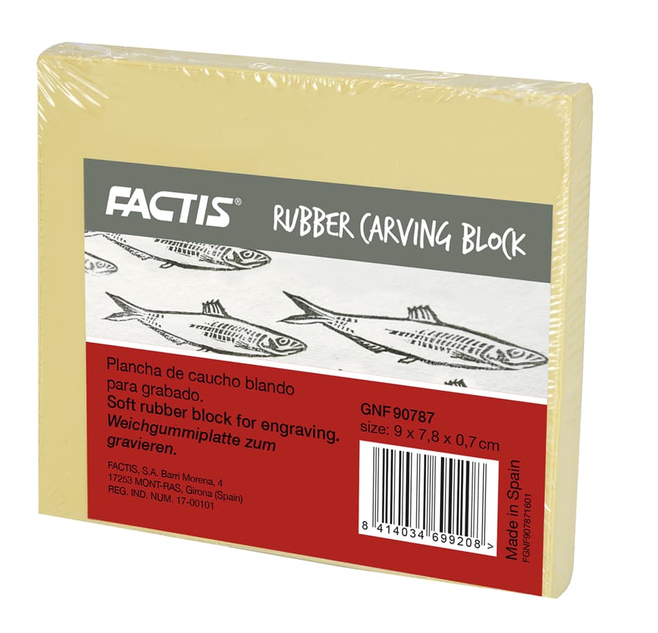 Marabu Softdruckplatte , Factis Rubber Carving Block, 155 Mm