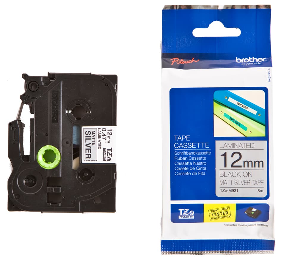 Brother Tze-Tape Tze-B31 Schriftbandkassette,Bandbreite:12mm
