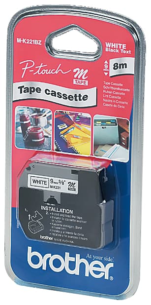 Brother M-Tape M-K231 Schriftbandkassette, Bandbreite: 12 Mm
