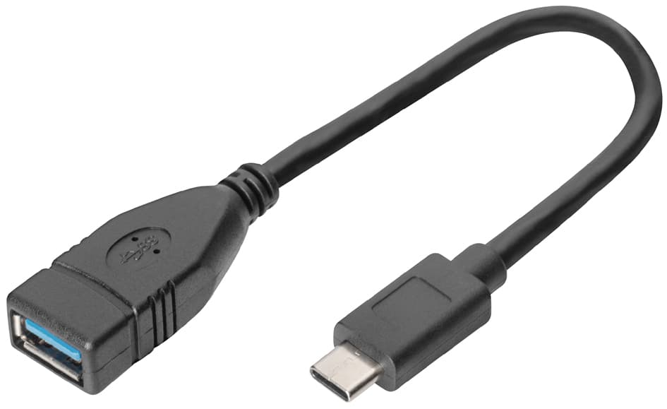 Digitus Usb 3.0 Adapterkabel, Usb-C - Usb-A, 0,15 M