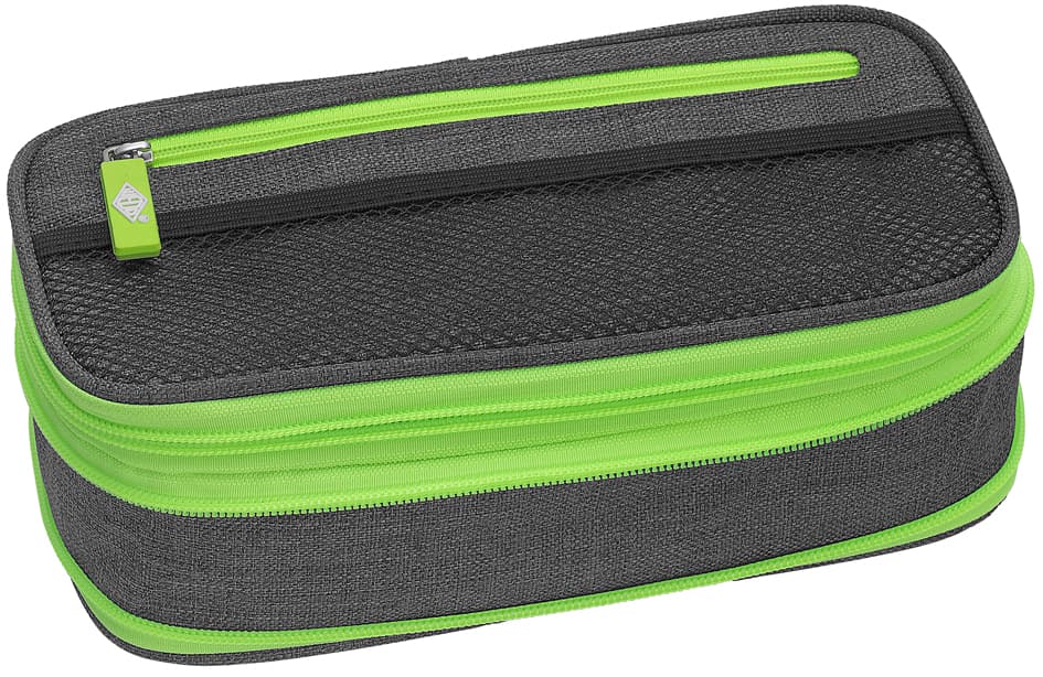 Wedo Schlamper-Etui Neon Stretch Mit Innenklappe, Neongrün