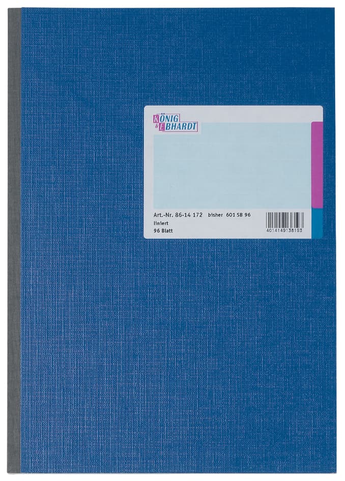 König & Ebhardt Kladde, Din A4, 96 Blatt, Liniert