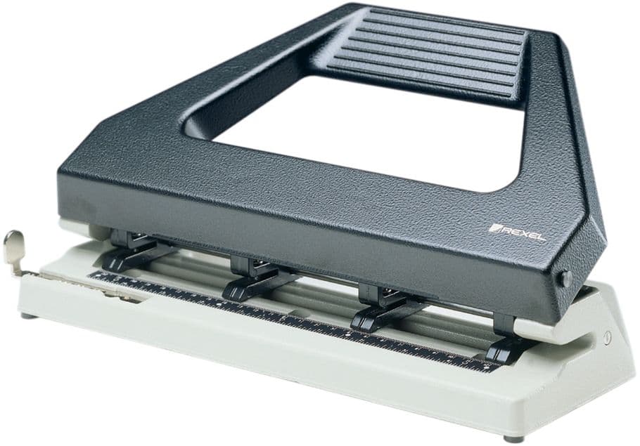 Rexel Mehrfachlocher 430 Variabel, Schwarz/Grau