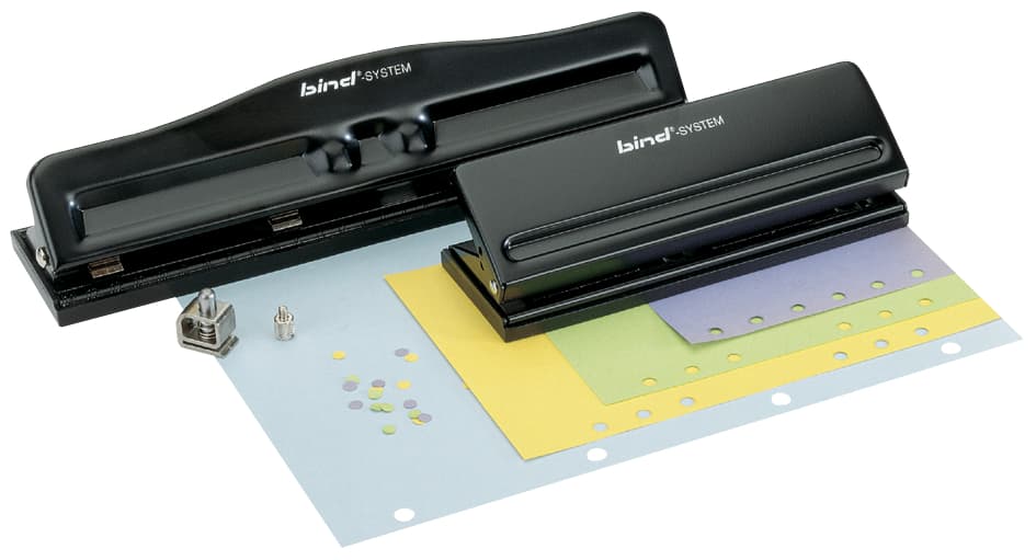 Bind-System Locher Modell T-6001, Für A5, A6, A7 Formate