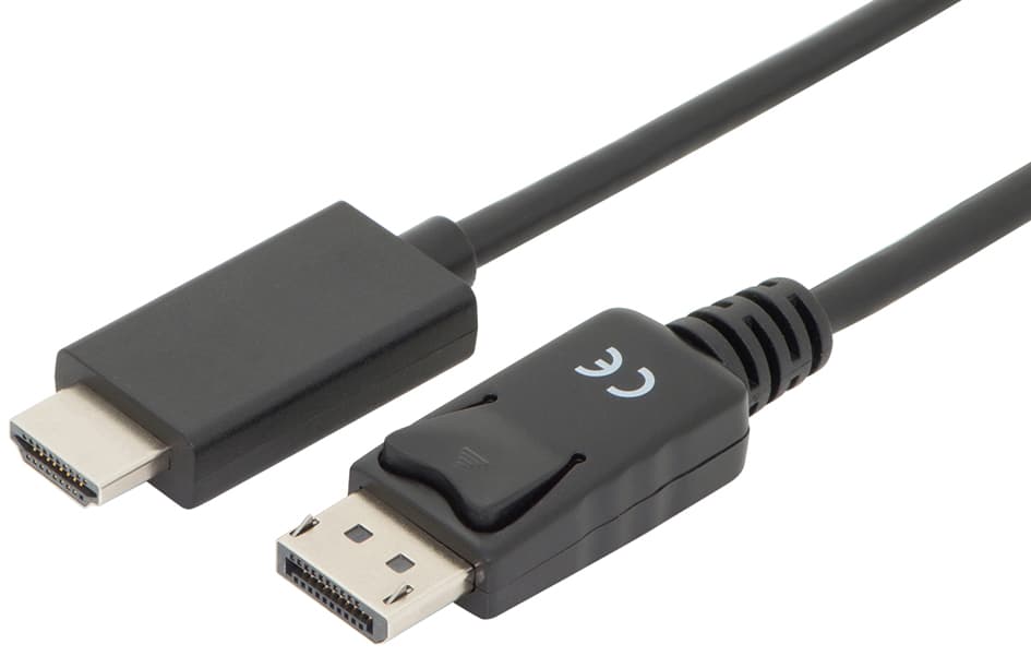 Digitus Displayport 1.2 Adapterkabel, Dp - Hdmi-A, 2,0 M