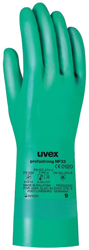 Uvex Chemikalien-Schutzhandschuh Profastrong Nf 33, Gr.9