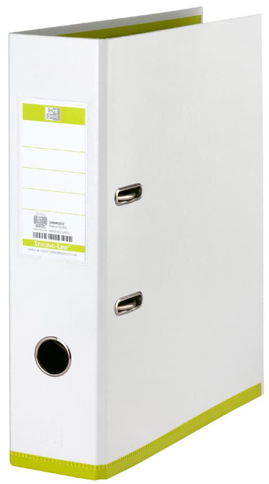 Oxford Ordner Mycolour, Rückenbreite: 80 Mm, Weiß/Hellgrün