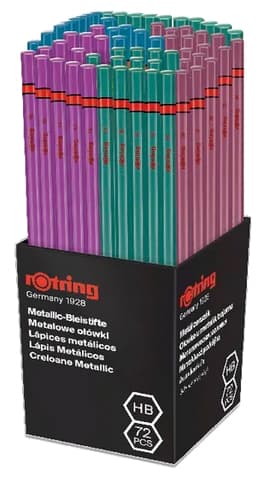 Rotring Bleistift Metallic, Im 72er Köcher