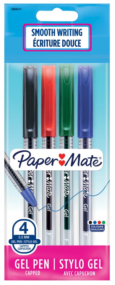 Paper:Mate Gelschreiber Jiffy, Sortiert, 4er Polybag