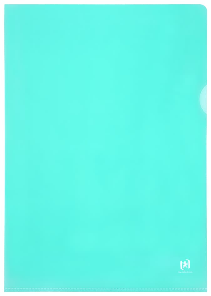 Oxford Sichthülle Premium, Din A4, Pvc, Glasklar, Grün, 25er