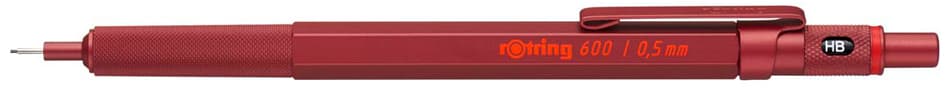 Rotring Feinminenstift 600 Metallic, 0,5 Mm, Rot